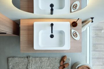 Installing a bathroom sink