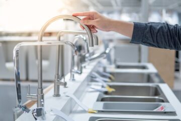 Kitchen sink faucets